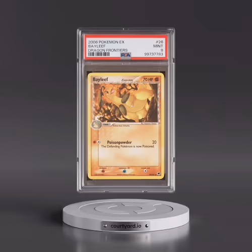 2006 Pokémon EX Dragon Frontiers #26 Bayleef (PSA 9 MINT)