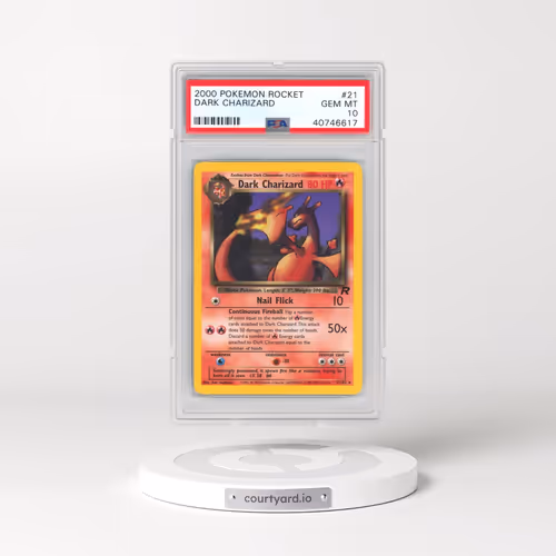 2000 Pokémon Rocket #21 Dark Charizard (PSA 10 GEM MINT)