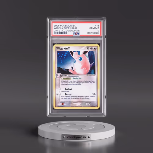 2006 Pokémon EX Crystal Guardians #13 Wigglytuff - Holo (PSA 10 GEM MINT)