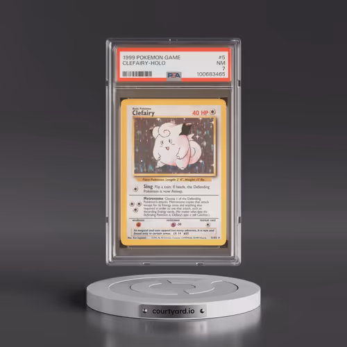 1999 Pokémon Game #5 Clefairy - Holo (PSA 7 NM)