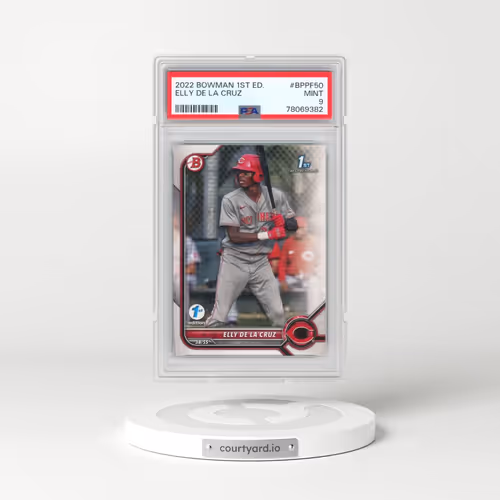 2022 Bowman 1st Edition #BPPF50 Elly de La Cruz (PSA 9 MINT)