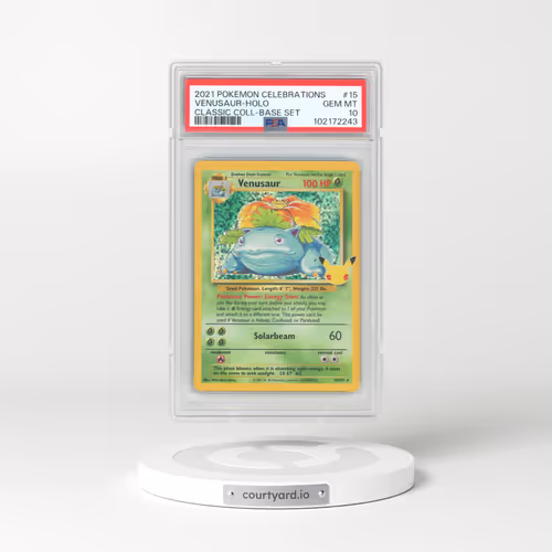 2021 Pokémon Celebrations Classic Collection #15 Venusaur - Holo (PSA 10 GEM MINT)