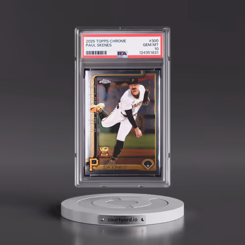 2025 Topps Chrome #300 Paul Skenes (PSA 10 GEM MINT)