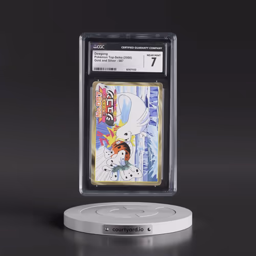 2000 Gold and Silver (Black Glossy Back) #087 Dewgong (CGC 7 NM)