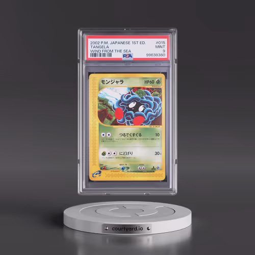 2002 Pokémon Wind From the Sea #015 Tangela - 1st Edition (PSA 9 MINT)