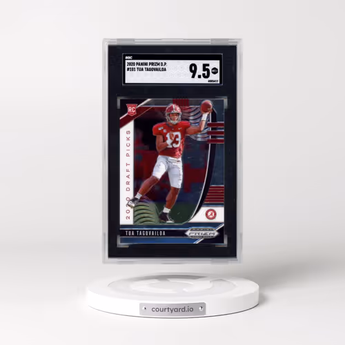 2020 Panini Prizm Draft Picks #101 Tua Tagovailoa (SGC 9.5 MINT+)