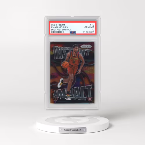 2021 Panini Prizm Instant Impact #10 Evan Mobley (PSA 10 GEM MINT)