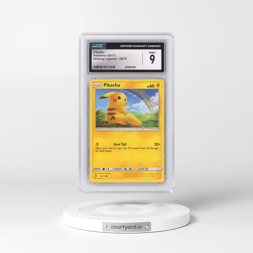 2017 Shining Legends #28/73 Pikachu (CGC 9 MINT)