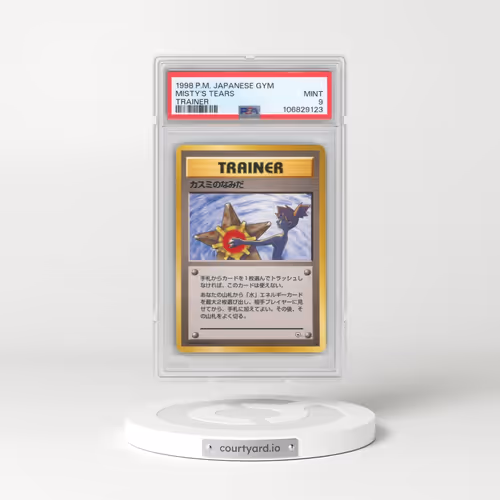 1998 Pokémon Gym Misty's Tears - Trainer (PSA 9 MINT)