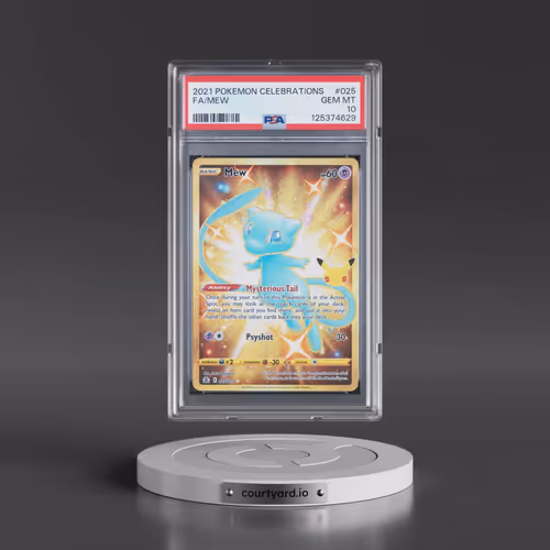 2021 Pokémon Celebrations #025 Mew - Full Art (PSA 10 GEM MINT)