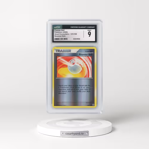 2008 Great Encounters #101/106 Premier Ball - Reverse Holo (CGC 9 MINT)