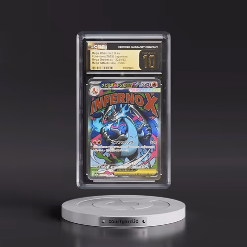 2025 Pokémon M2a-Mega Dream EX #223 Mega Charizard X EX - Holo Mega Attack Rare (CGC 10 PRISTINE)