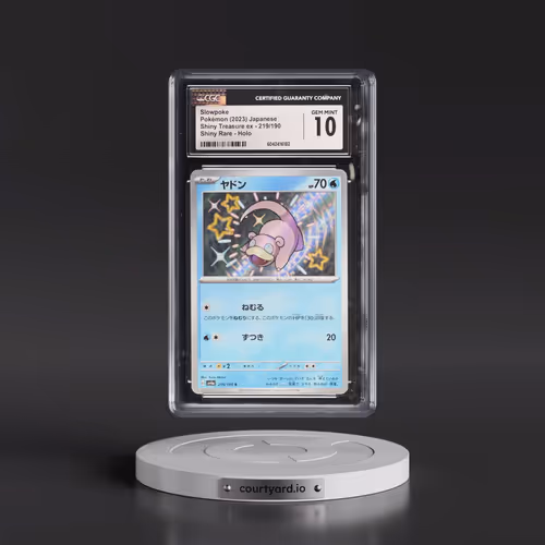 2023 Shiny Treasure ex #219/190 Slowpoke - Shiny Rare Holo (CGC 10 GEM MINT)