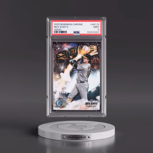 2025 Bowman Chrome Adios #AD-23 Nick Kurtz (PSA 9 MINT)