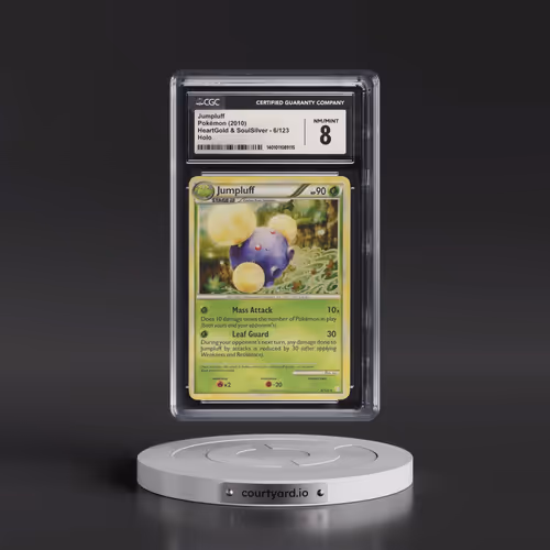 2010 HeartGold & SoulSilver #6/123 Jumpluff - Holo (CGC 8 NM-MT)