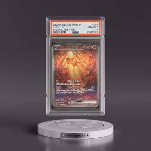 2023 Pokémon Sv2d-Clay Burst #092 Chi-YU EX - Holo Special Art Rare (PSA 10 GEM MINT)