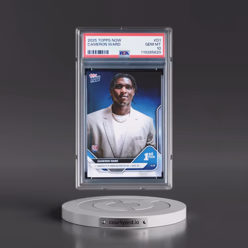 2025 Topps Now #D1 Cameron Ward (PSA 10 GEM MINT)