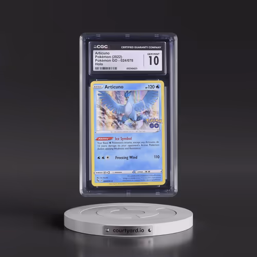 2022 Pokémon GO #024/078 Articuno - Holo (CGC 10 GEM MINT)