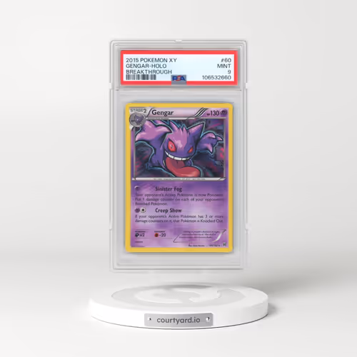 2015 Pokémon XY Breakthrough #60 Gengar - Holo (PSA 9 MINT)