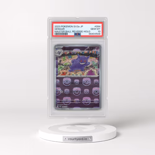2023 Pokémon Sv2a-Pokemon 151 #094 Gengar - Reverse Holo Master Ball (PSA 10 GEM MINT)