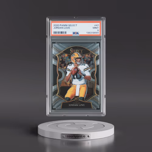 2020 Panini Select #47 Jordan Love (PSA 9 MINT)