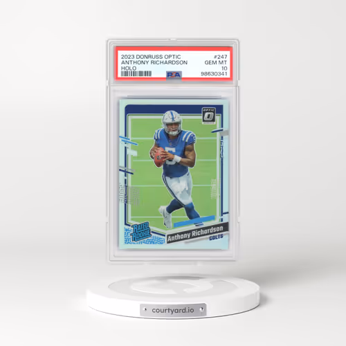 2023 Panini Donruss Optic #247 Anthony Richardson - Holo (PSA 10 GEM MINT)
