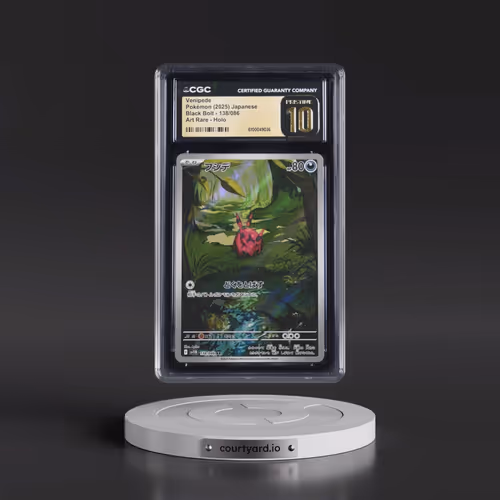 2025 Black Bolt - sv11B #138/086 Venipede - Art Rare Holo (CGC 10 PRISTINE)