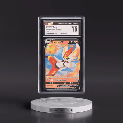 2021 Shining Fates #018/072 Cinderace V - Holo (CGC 10 GEM MINT)