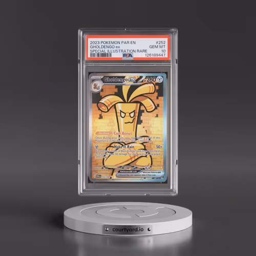 2023 Pokémon Par EN-Paradox Rift #252 Gholdengo EX - Holo Special Illustration Rare (PSA 10 GEM MINT
