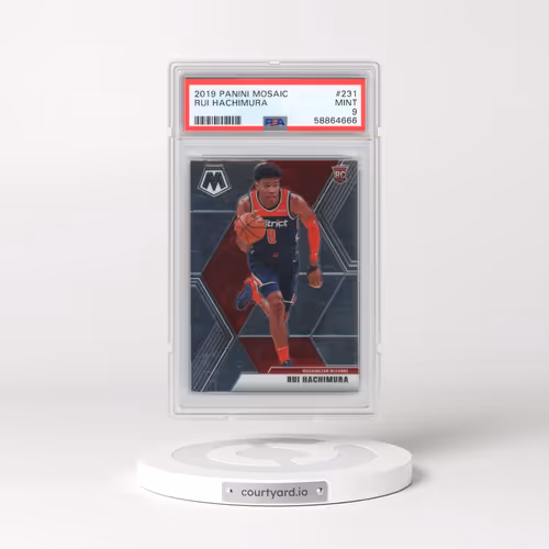 2019 Panini Mosaic #231 Rui Hachimura (PSA 9 MINT)