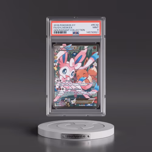 2016 Pokémon XY Generations Radiant Collection #RC32 Sylveon EX - Holo Full Art (PSA 9 MINT)