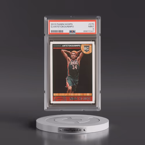 2013 Panini Hoops #275 Giannis Antetokounmpo (PSA 9 MINT)