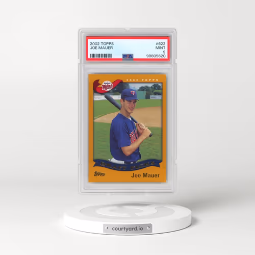 2002 Topps #622 Joe Mauer (PSA 9 MINT)