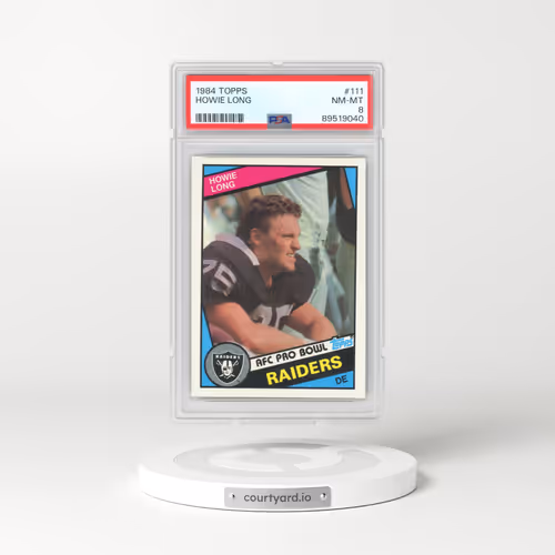 1984 Topps #111 Howie Long (PSA 8 NM-MT)