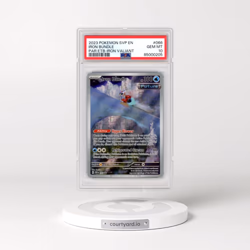 2023 Pokémon Svp EN-SV Black Star Promo #066 Iron Bundle - Paradox Rift Elite Trainer Box-Iron Valia