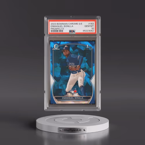 2023 Bowman Chrome Sapphire Edition Prospects #163 Enmanuel Bonilla (PSA 10 GEM MINT)