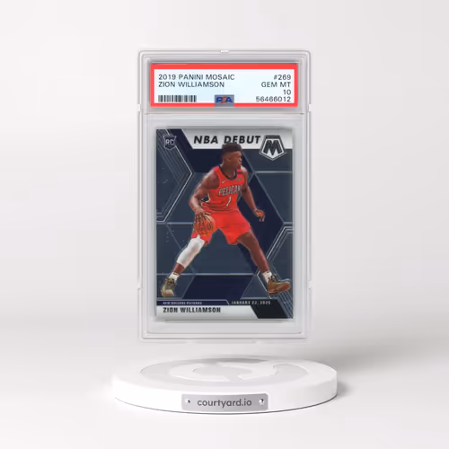 2019 Panini Mosaic #269 Zion Williamson (PSA 10 GEM MINT)