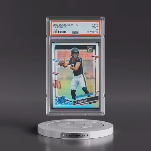 2023 Panini Donruss Optic #244 CJ Stroud - Holo (PSA 9 MINT)