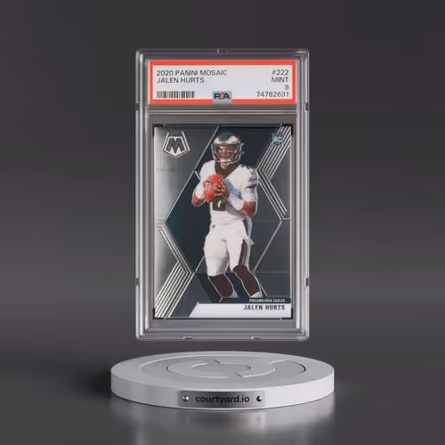 2020 Panini Mosaic #222 Jalen Hurts (PSA 9 MINT)