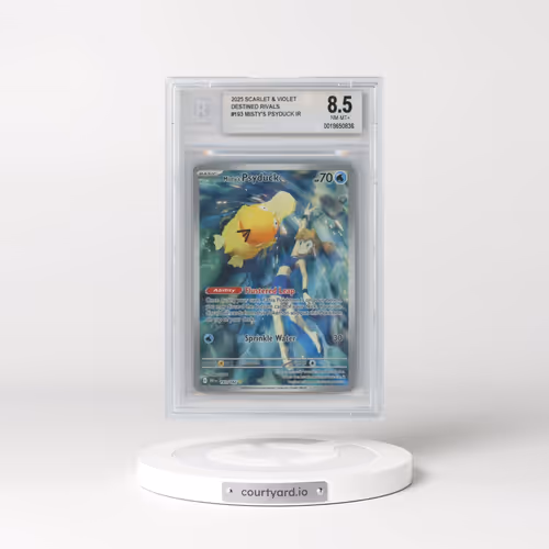 2025 Destined Rivals - DRI EN #193 Misty's Psyduck - Illustration Rare Holo (BGS 8.5 NM-MT+)