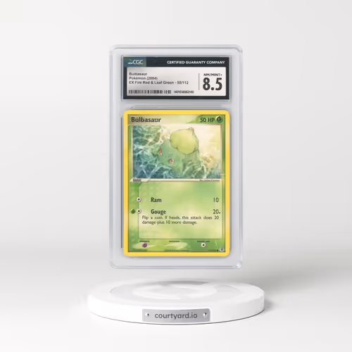 2004 EX Fire Red & Leaf Green #55/112 Bulbasaur (CGC 8.5 NM-MT+)