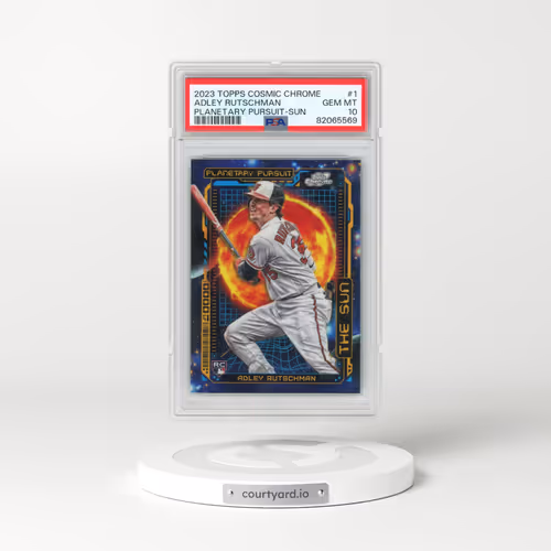 2023 Topps Cosmic Chrome Planetary Pursuit #1 Adley Rutschman - Sun (PSA 10 GEM MINT)