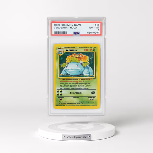 1999 Base Set #15 Venusaur - Holo (PSA 8 NM-MT)