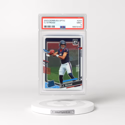 2023 Panini Donruss Optic #244 CJ Stroud (PSA 9 MINT)