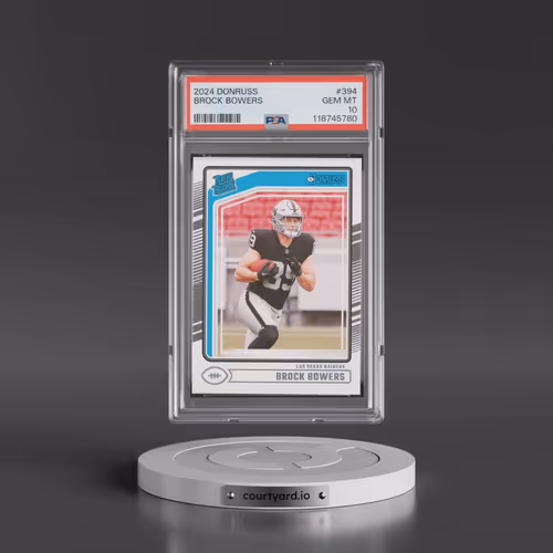 2024 Panini Donruss #394 Brock Bowers (PSA 10 GEM MINT)