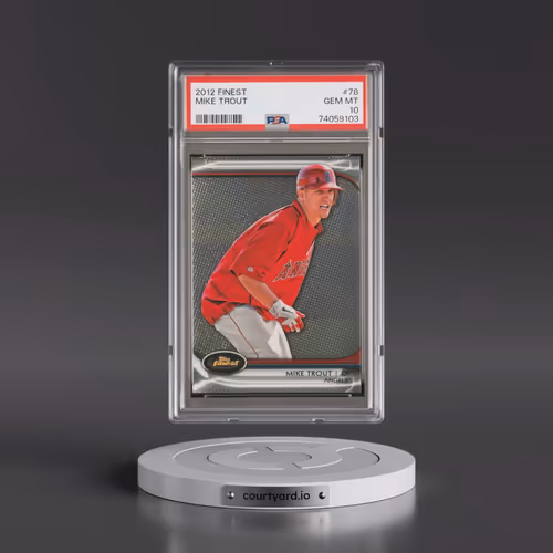 2012 Finest #78 Mike Trout (PSA 10 GEM MINT)