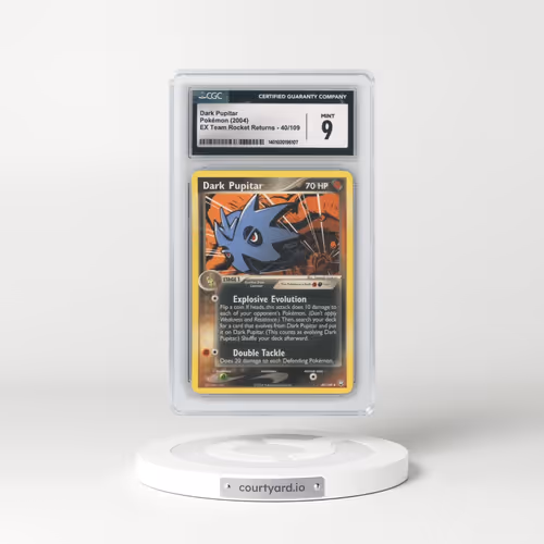 2004 EX Team Rocket Returns #40/109 Dark Pupitar (CGC 9 MINT)