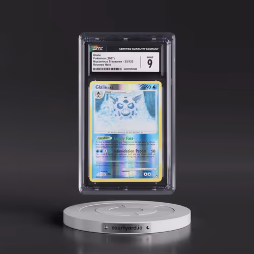 2007 Mysterious Treasures #25/123 Glalie - Reverse Holo (CGC 9 MINT)