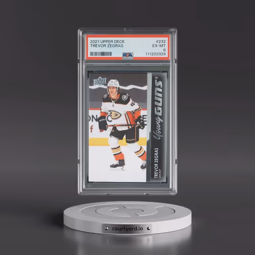 2021-2022 Upper Deck #232 Trevor Zegras (PSA 6 EX-MT)