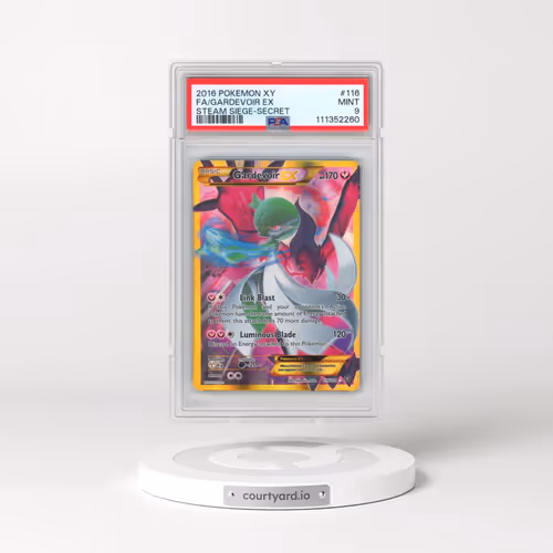 2016 Pokémon XY Steam Siege #116 Gardevoir EX - Holo Full Art Secret (PSA 9 MINT)